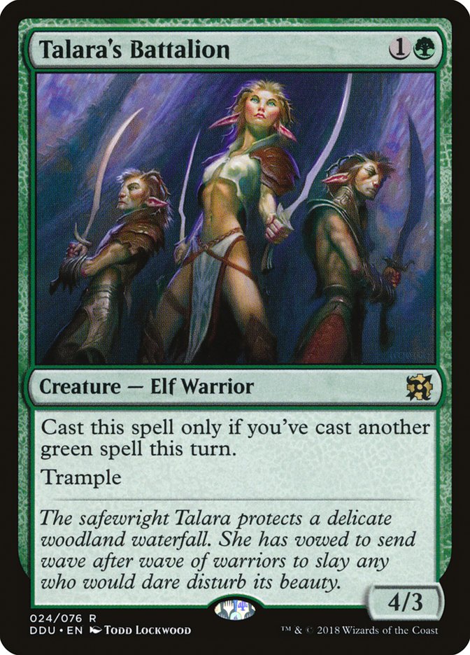 Talara's Battalion [Duel Decks: Elves vs. Inventors] - Magic: The Gathering - Card Brawlers | Quebec | Canada |