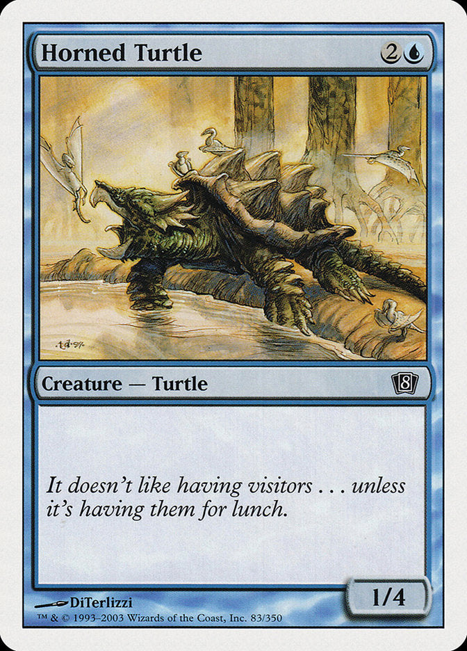 Horned Turtle [Eighth Edition] - Magic: The Gathering - Card Brawlers | Quebec | Canada |
