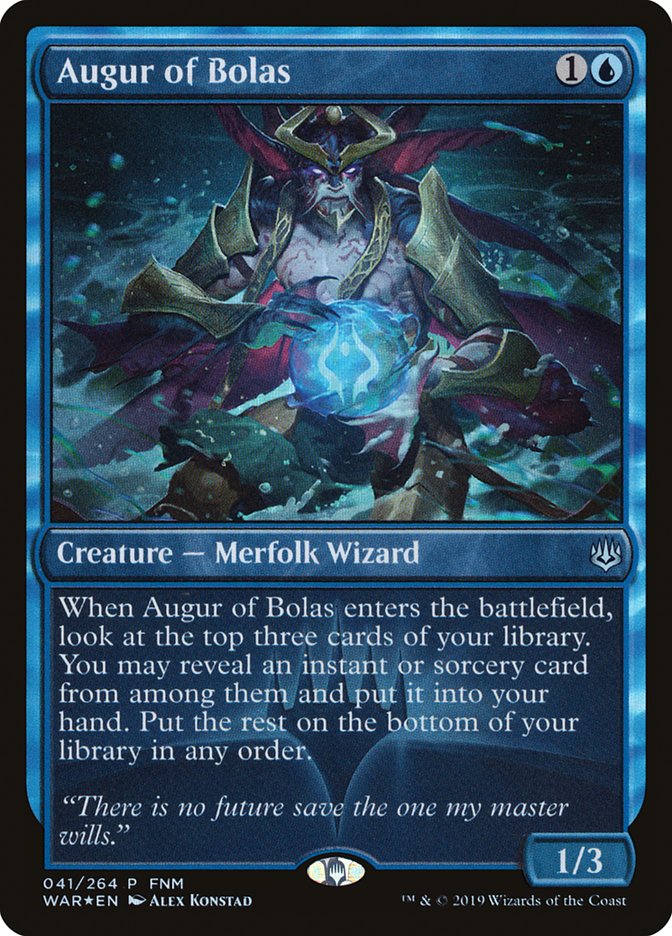 Augur of Bolas (FNM) [War of the Spark Promos] - Magic: The Gathering - Card Brawlers | Quebec | Canada |