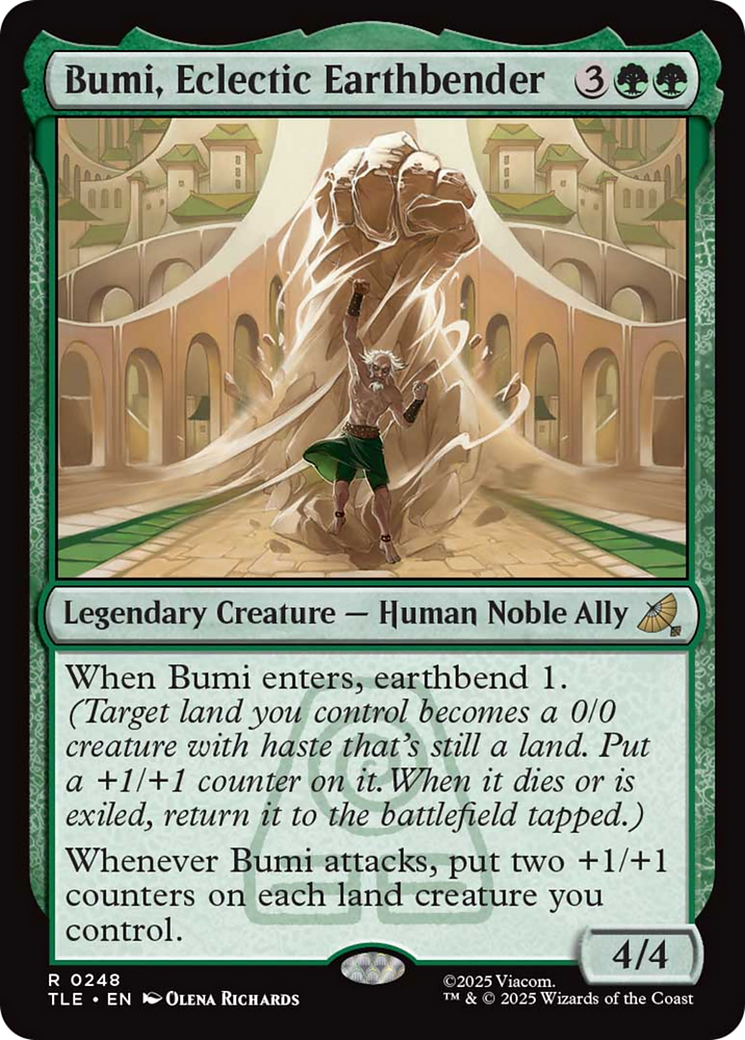 Bumi, Eclectic Earthbender [Avatar: The Last Airbender: Eternal-Legal] - Magic: The Gathering - Card Brawlers | Quebec | Canada |