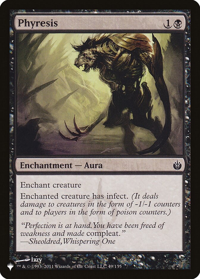 Phyresis [The List] - Magic: The Gathering - Card Brawlers | Quebec | Canada |