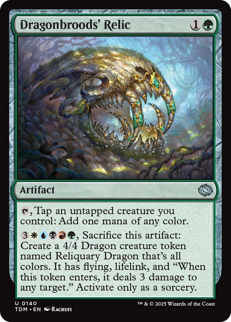 Dragonbroods' Relic [Tarkir: Dragonstorm] - Magic: The Gathering - Card Brawlers | Quebec | Canada |