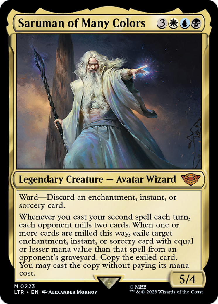 Saruman of Many Colors [The Lord of the Rings: Tales of Middle-Earth] - Magic: The Gathering - Card Brawlers | Quebec | Canada |