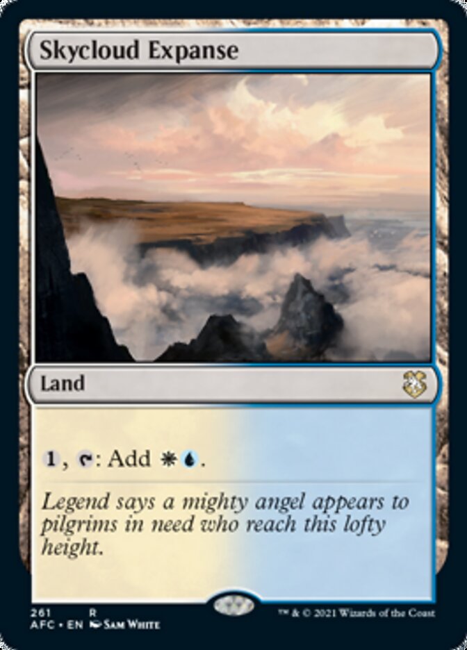 Skycloud Expanse [Dungeons & Dragons: Adventures in the Forgotten Realms Commander] - Magic: The Gathering - Card Brawlers | Quebec | Canada |