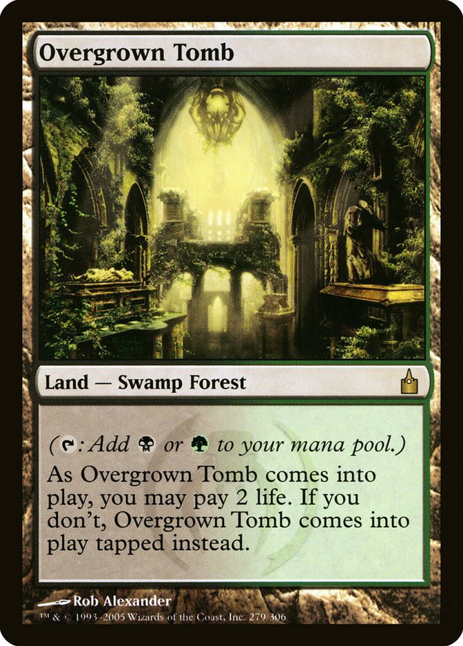 Overgrown Tomb [Ravnica: City of Guilds] - Magic: The Gathering - Card Brawlers | Quebec | Canada |