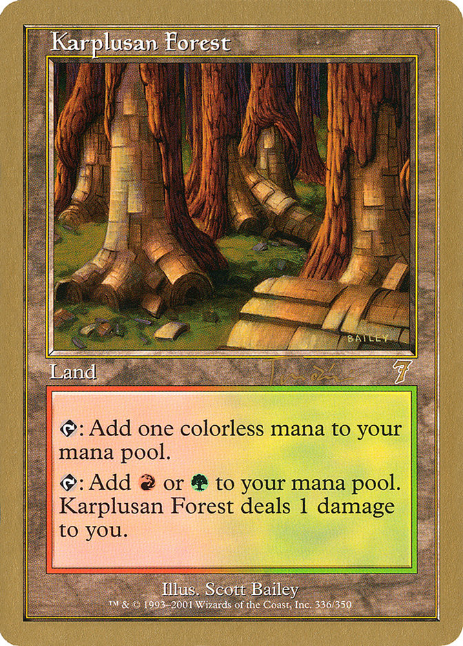 Karplusan Forest (Jan Tomcani) [World Championship Decks 2001] - Magic: The Gathering - Card Brawlers | Quebec | Canada |