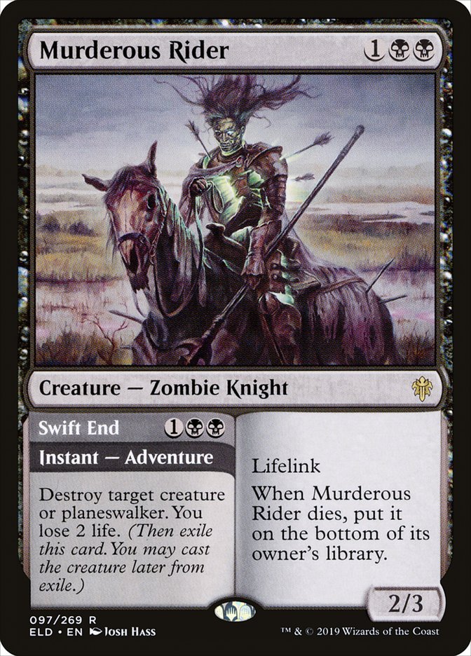 Murderous Rider // Swift End [Throne of Eldraine] - Magic: The Gathering - Card Brawlers | Quebec | Canada |