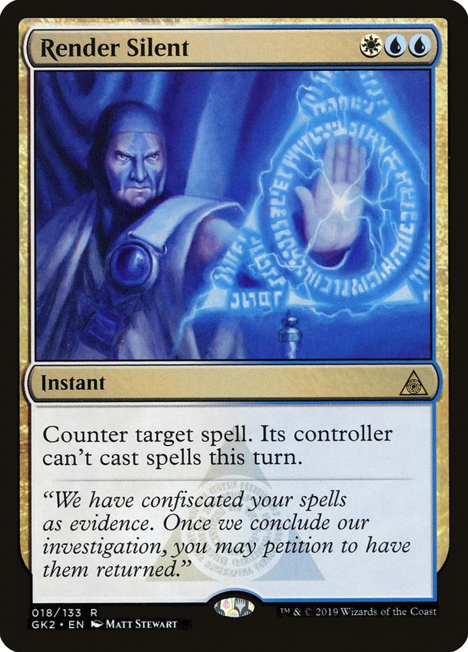 Render Silent [Ravnica Allegiance Guild Kit] - Magic: The Gathering - Card Brawlers | Quebec | Canada |