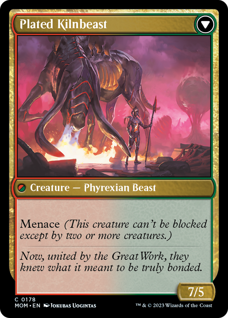 Bonded Herdbeast // Plated Kilnbeast [March of the Machine] - Magic: The Gathering - Card Brawlers | Quebec | Canada |