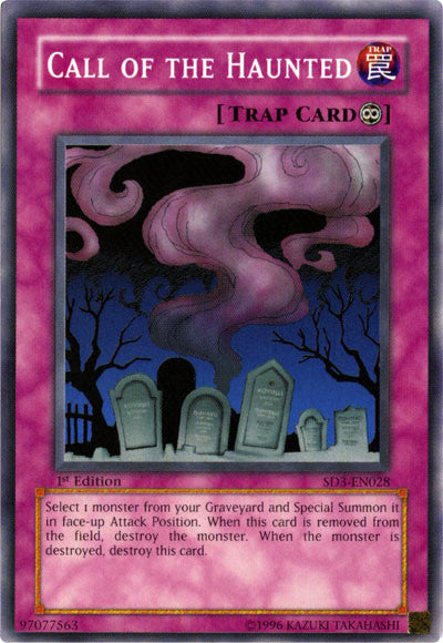 Call of the Haunted [SD3-EN028] Common - Yu-Gi-Oh! - Card Brawlers | Quebec | Canada |