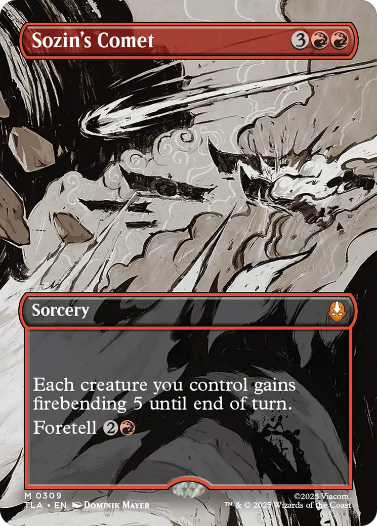 Sozin's Comet (0309) (Borderless) [Avatar: The Last Airbender] - Magic: The Gathering - Card Brawlers | Quebec | Canada |