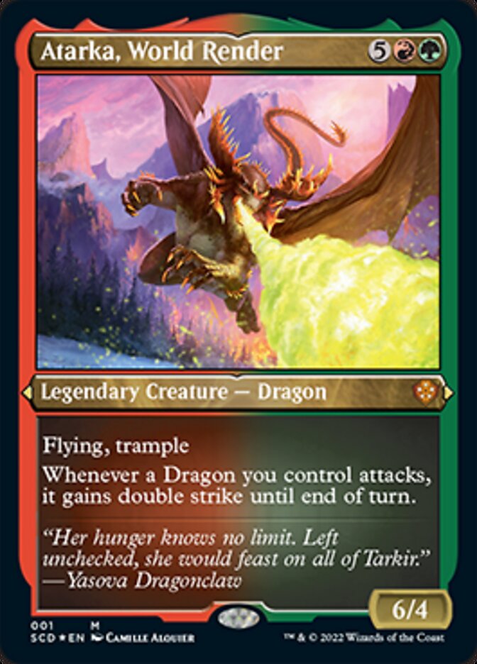 Atarka, World Render (Foil Etched) [Starter Commander Decks] - Magic: The Gathering - Card Brawlers | Quebec | Canada |