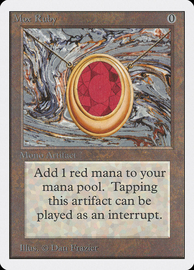 Mox Ruby [Unlimited Edition] - Magic: The Gathering - Card Brawlers | Quebec | Canada |