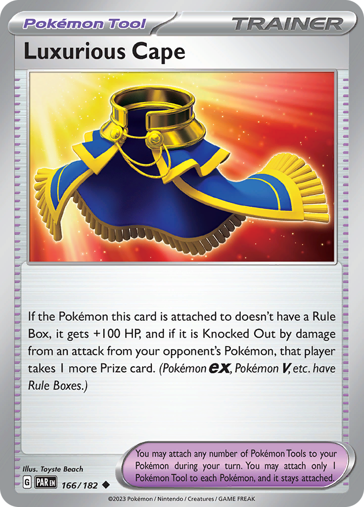 Luxurious Cape (166/182) [Scarlet & Violet: Paradox Rift] - Pokémon - Card Brawlers | Quebec | Canada |