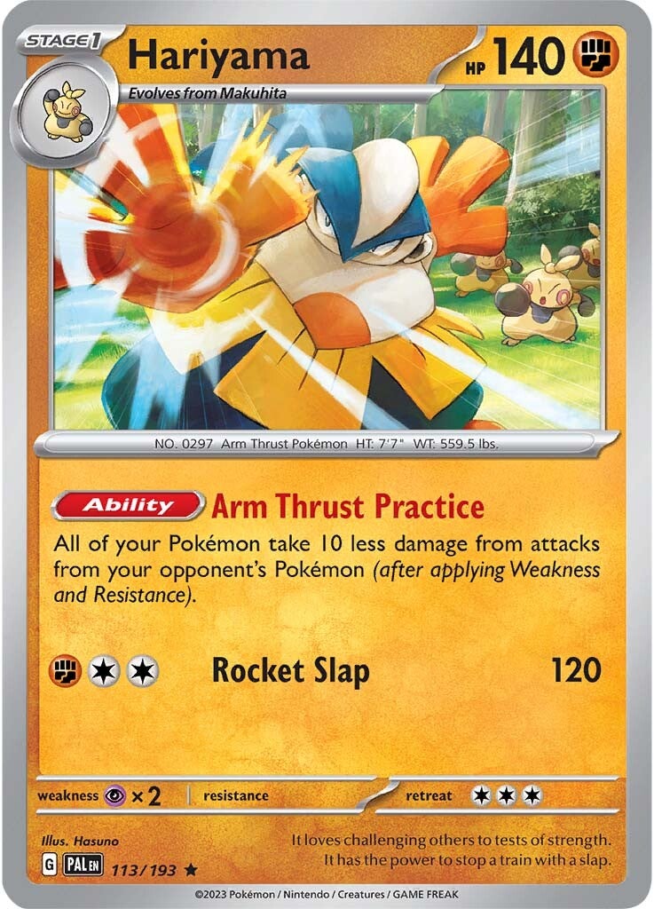 Hariyama (113/193) [Scarlet & Violet: Paldea Evolved] - Pokémon - Card Brawlers | Quebec | Canada |