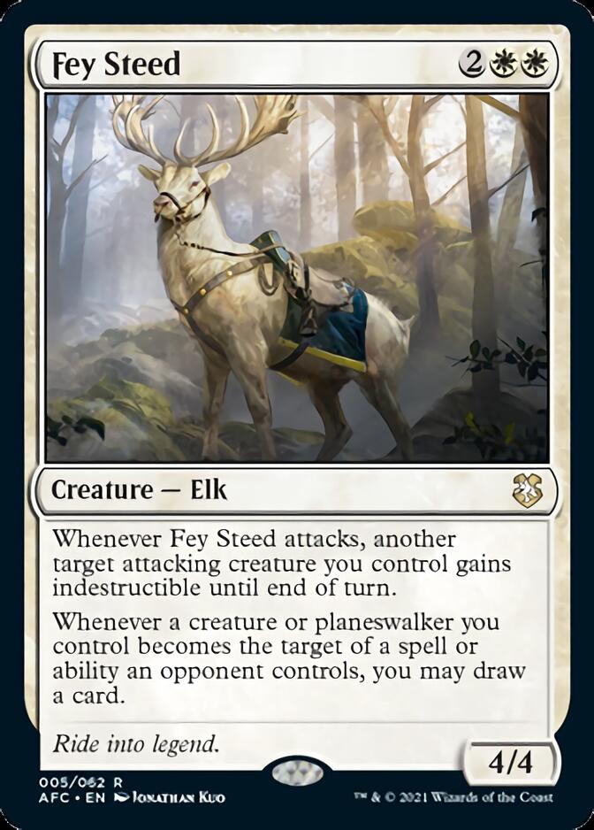 Fey Steed [Dungeons & Dragons: Adventures in the Forgotten Realms Commander] - Magic: The Gathering - Card Brawlers | Quebec | Canada |