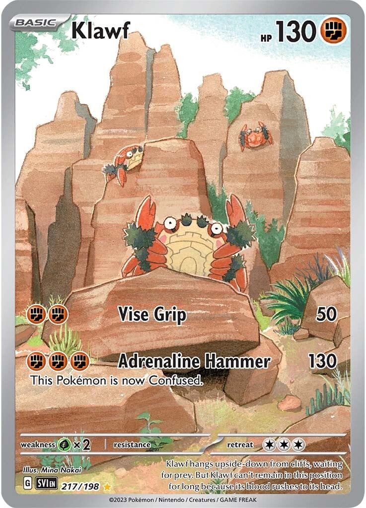 Klawf (217/198) [Scarlet & Violet: Base Set] - Pokémon - Card Brawlers | Quebec | Canada |