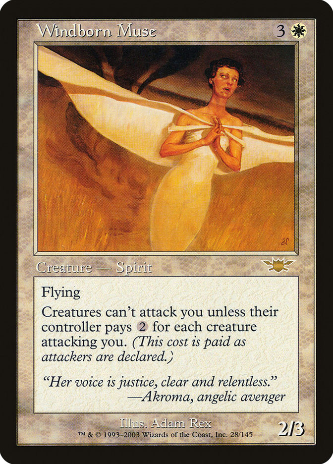 Windborn Muse [Legions] - Magic: The Gathering - Card Brawlers | Quebec | Canada |
