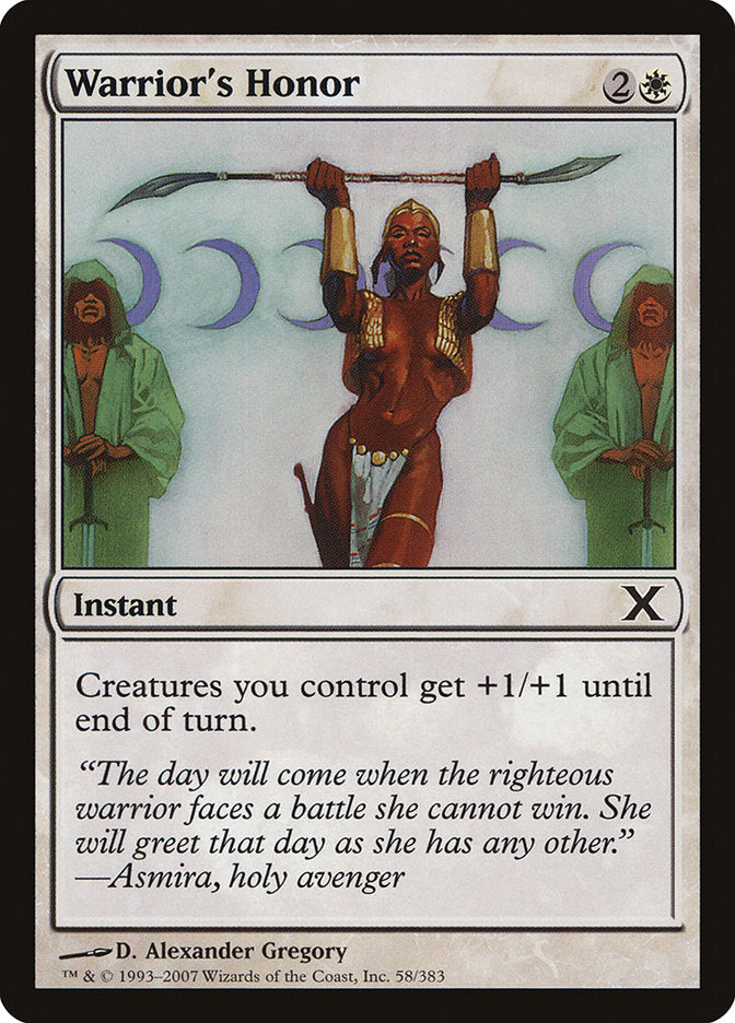 Warrior's Honor [Tenth Edition] - Magic: The Gathering - Card Brawlers | Quebec | Canada |