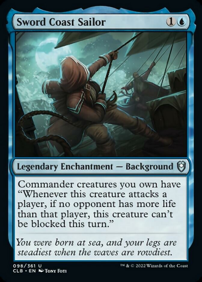 Sword Coast Sailor [Commander Legends: Battle for Baldur's Gate] - Magic: The Gathering - Card Brawlers | Quebec | Canada |