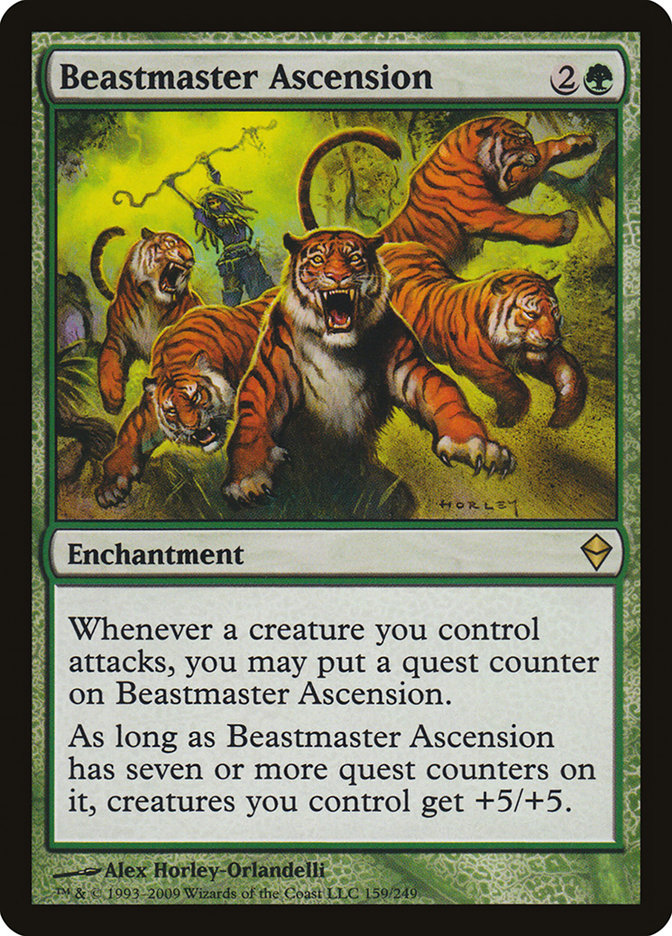 Beastmaster Ascension [Zendikar] - Magic: The Gathering - Card Brawlers | Quebec | Canada |