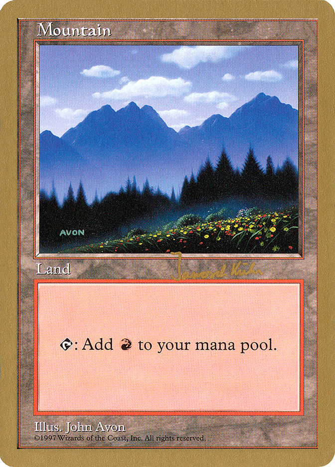 Mountain (jk445) (Janosch Kuhn) [World Championship Decks 1997] - Magic: The Gathering - Card Brawlers | Quebec | Canada |