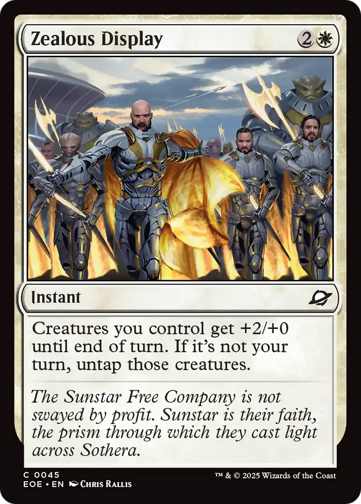 Zealous Display [Edge of Eternities] - Magic: The Gathering - Card Brawlers | Quebec | Canada |
