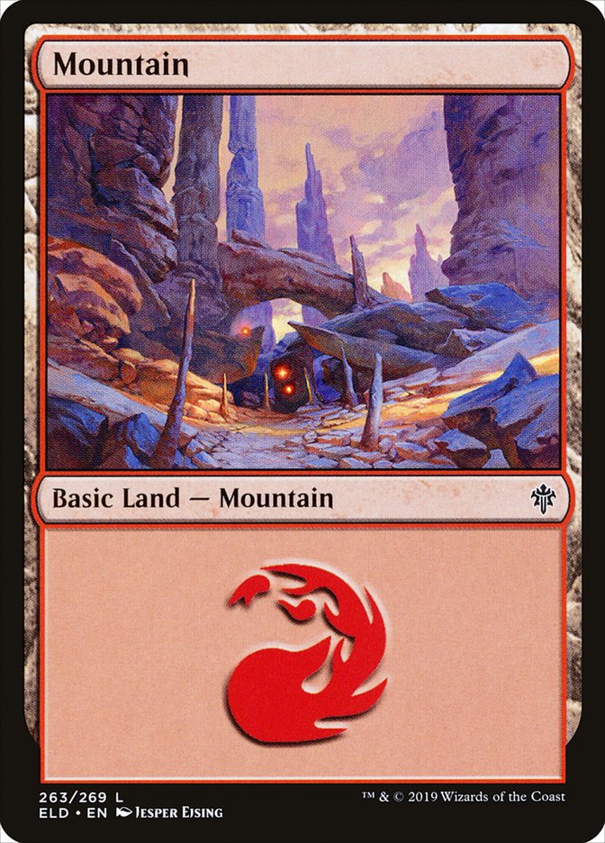 Mountain (263) [Throne of Eldraine] - Magic: The Gathering - Card Brawlers | Quebec | Canada |