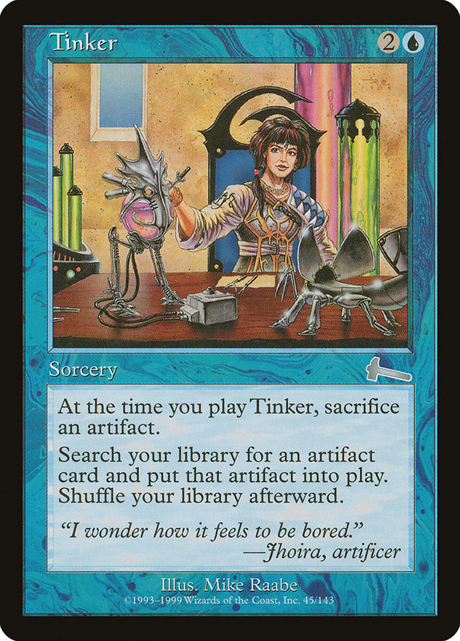 Tinker [Urza's Legacy] - Magic: The Gathering - Card Brawlers | Quebec | Canada |