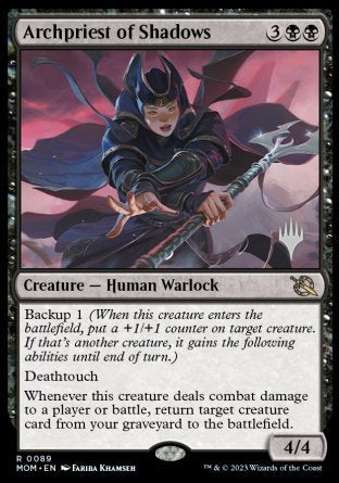 Archpriest of Shadows (Promo Pack) [March of the Machine Promos] - Magic: The Gathering - Card Brawlers | Quebec | Canada |