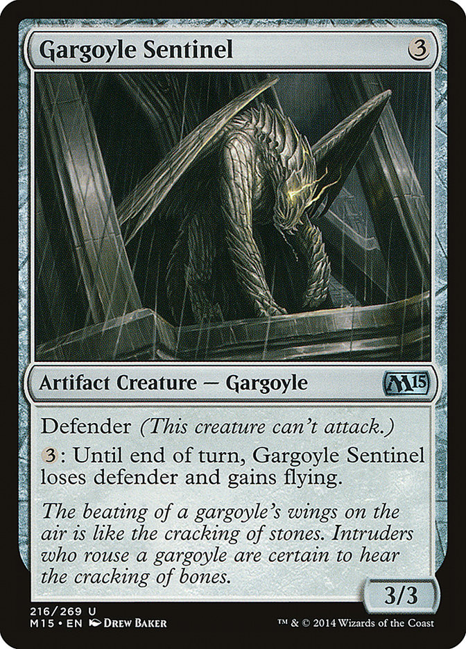Gargoyle Sentinel [Magic 2015] - Magic: The Gathering - Card Brawlers | Quebec | Canada |