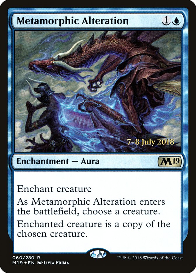 Metamorphic Alteration [Core Set 2019 Prerelease Promos] - Magic: The Gathering - Card Brawlers | Quebec | Canada |