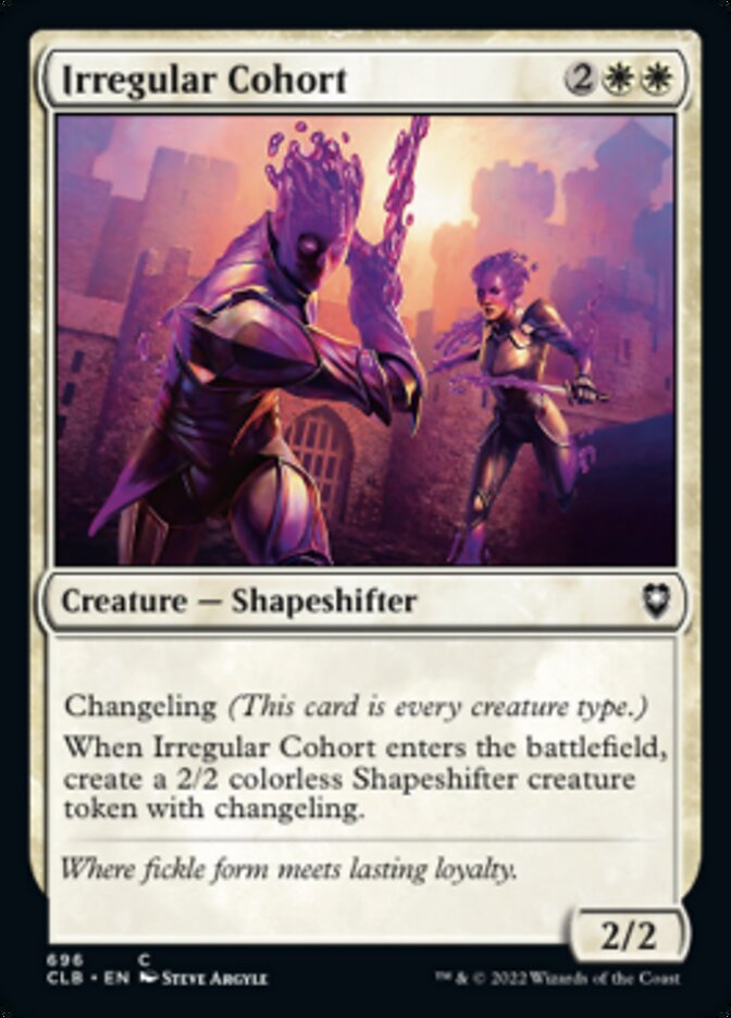 Irregular Cohort [Commander Legends: Battle for Baldur's Gate] - Magic: The Gathering - Card Brawlers | Quebec | Canada |