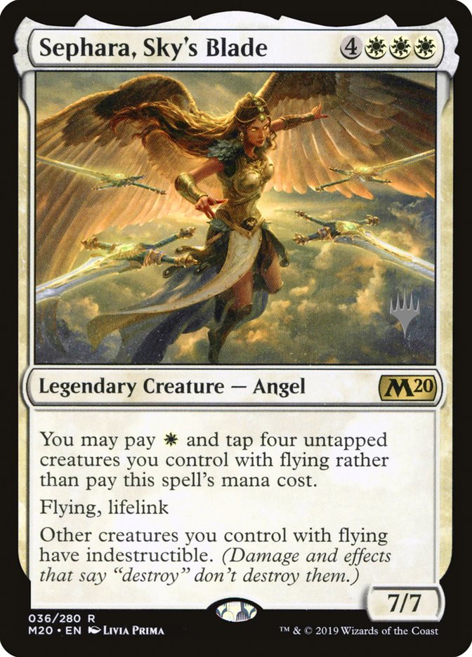 Sephara, Sky's Blade (Promo Pack) [Core Set 2020 Promos] - Magic: The Gathering - Card Brawlers | Quebec | Canada |