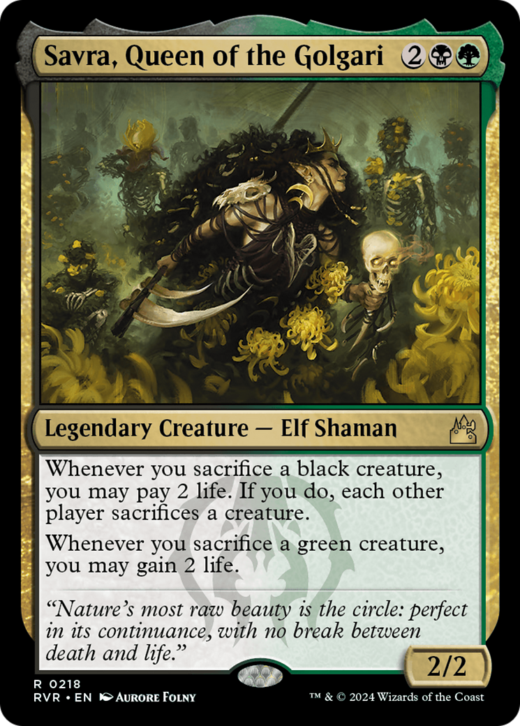 Savra, Queen of the Golgari [Ravnica Remastered] - Magic: The Gathering - Card Brawlers | Quebec | Canada |