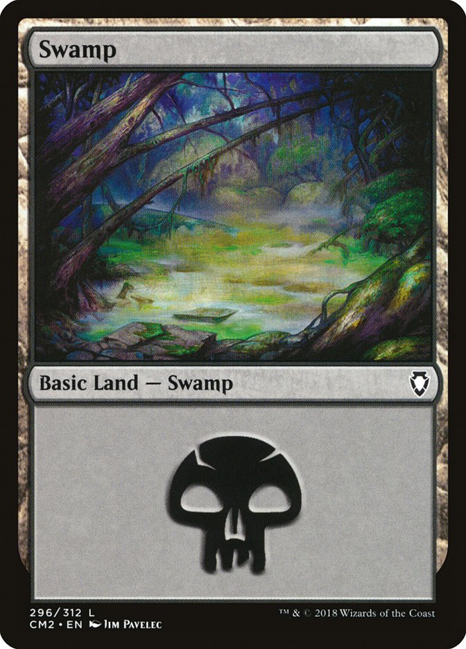 Swamp (296) [Commander Anthology Volume II] - Magic: The Gathering - Card Brawlers | Quebec | Canada |