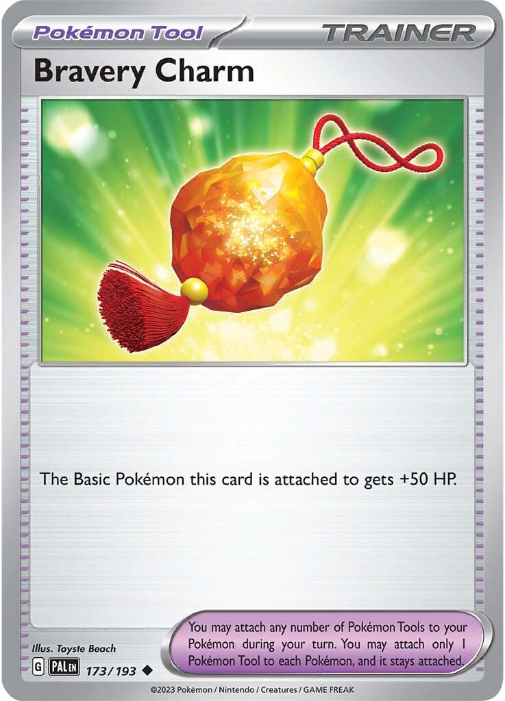 Bravery Charm (173/193) [Scarlet & Violet: Paldea Evolved] - Pokémon - Card Brawlers | Quebec | Canada |