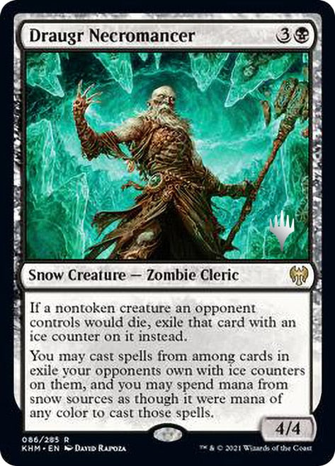 Draugr Necromancer (Promo Pack) [Kaldheim Promos] - Magic: The Gathering - Card Brawlers | Quebec | Canada |