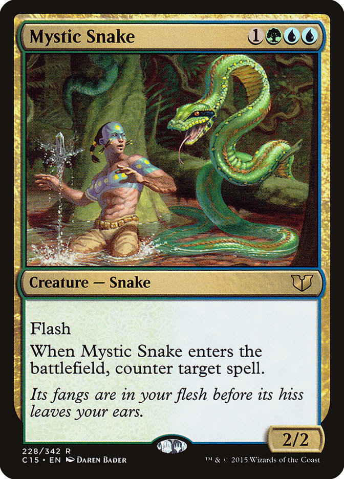 Mystic Snake [Commander 2015] - Magic: The Gathering - Card Brawlers | Quebec | Canada |
