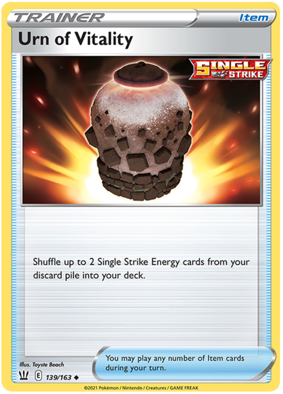 Urn of Vitality (139/163) [Sword & Shield: Battle Styles] - Pokémon - Card Brawlers | Quebec | Canada |