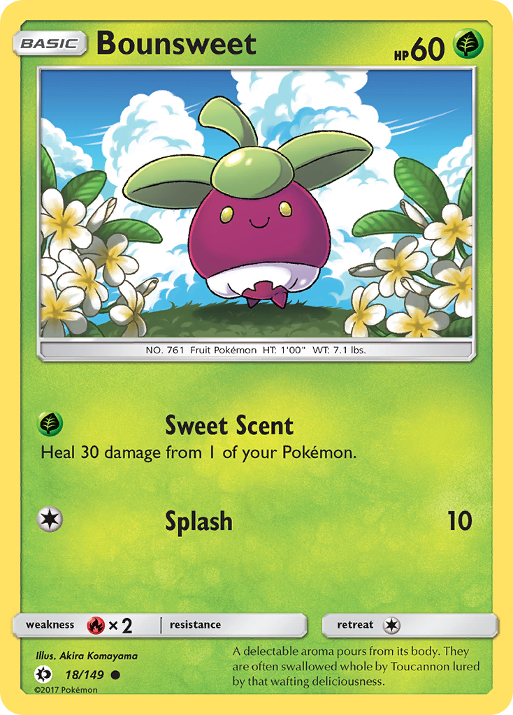 Bounsweet (18/149) [Sun & Moon: Base Set] - Pokémon - Card Brawlers | Quebec | Canada |