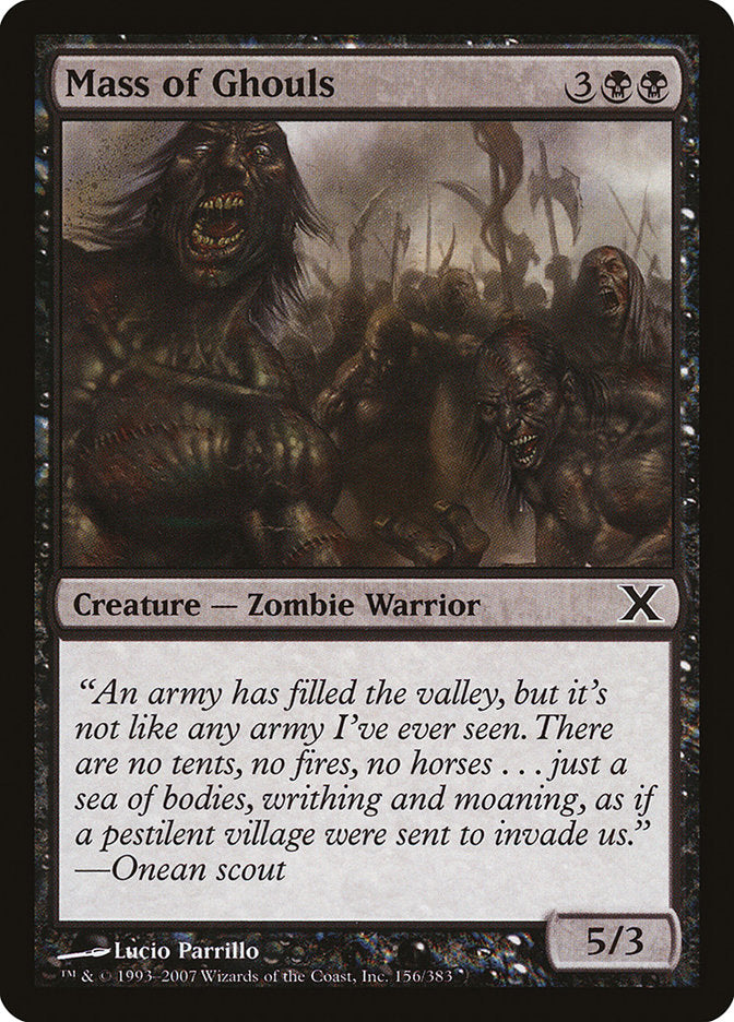 Mass of Ghouls [Tenth Edition] - Magic: The Gathering - Card Brawlers | Quebec | Canada |