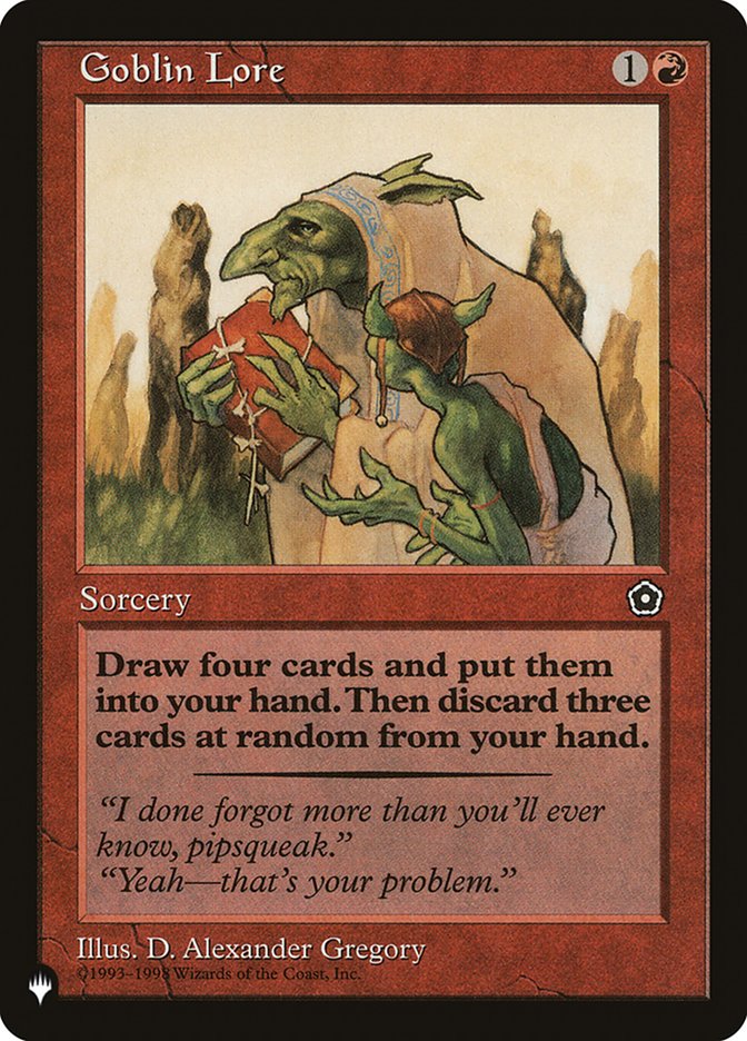 Goblin Lore [The List] - Magic: The Gathering - Card Brawlers | Quebec | Canada |