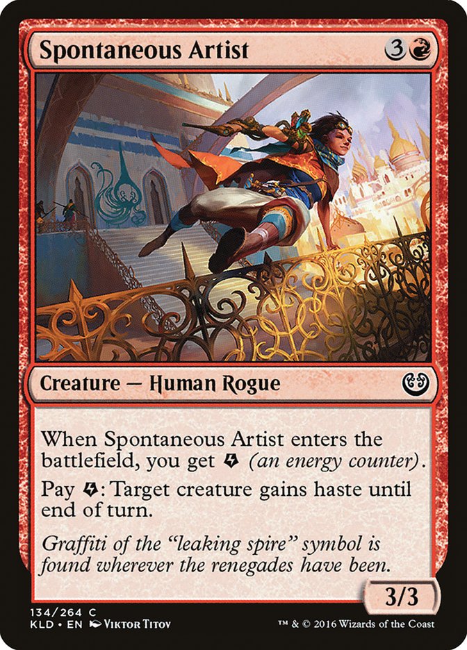 Spontaneous Artist [Kaladesh] - Magic: The Gathering - Card Brawlers | Quebec | Canada |