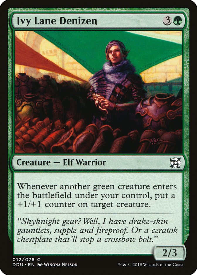 Ivy Lane Denizen [Duel Decks: Elves vs. Inventors] - Magic: The Gathering - Card Brawlers | Quebec | Canada |