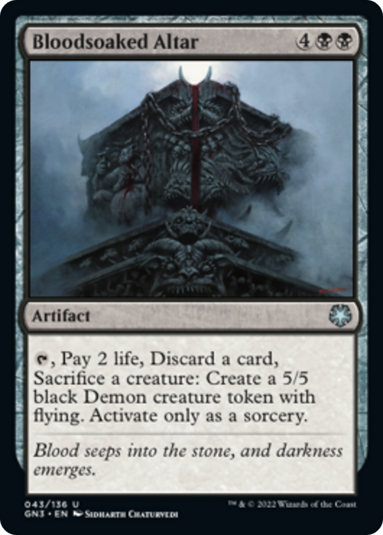 Bloodsoaked Altar [Game Night: Free-for-All] - Magic: The Gathering - Card Brawlers | Quebec | Canada |