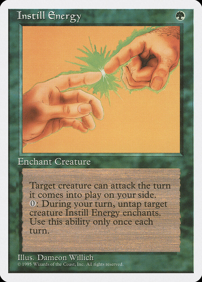 Instill Energy [Fourth Edition] - Magic: The Gathering - Card Brawlers | Quebec | Canada |