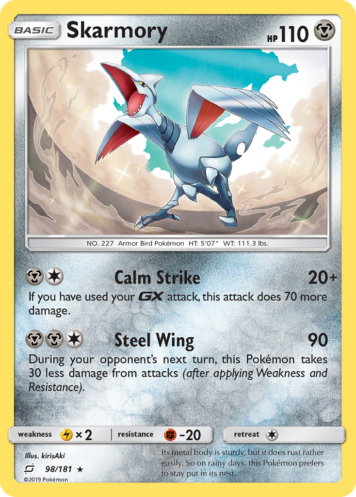 Skarmory (98/181) [Sun & Moon: Team Up] - Pokémon - Card Brawlers | Quebec | Canada |