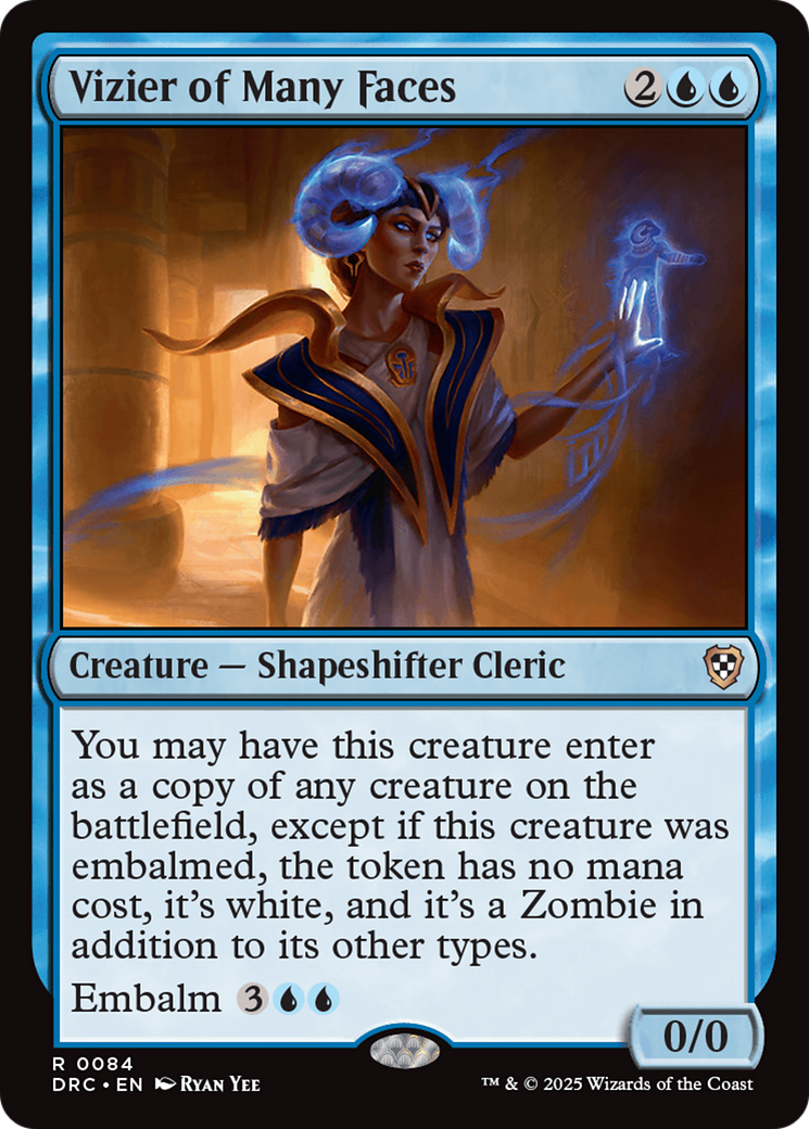 Vizier of Many Faces [Aetherdrift Commander] - Magic: The Gathering - Card Brawlers | Quebec | Canada |