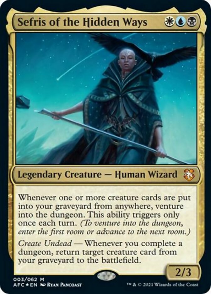 Sefris of the Hidden Ways (Display Commander) [Dungeons & Dragons: Adventures in the Forgotten Realms Commander] - Magic: The Gathering - Card Brawlers | Quebec | Canada |